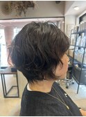 terrace岩政/パーマショート/30代40代/姪浜
