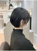 黒髪 ミニボブ ショートボブ 20代30代40代おすすめスタイル
