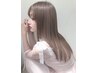 【梅雨対策!】艶髪ストレート+内部補修TR付+前髪カット付¥18690→¥16600