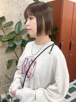 ノエ(noe)&nbsp;ホワイトグレージュ/デジタルパーマ/チェリーブラウン/栄h66