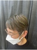 ベリーショートのハイライトカラー