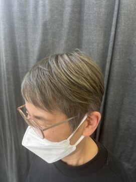 サンひまわり 高来店 ベリーショートのハイライトカラー