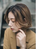 ルームヘア 曙橋店(Room hair)&nbsp;ボブ/グレージュ/大人女性/レイヤー/ショート[曙橋]