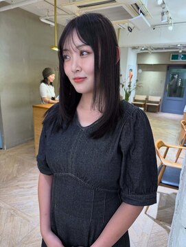 ローレン(LOREN) 透明感髪質改善ベージュダブルカラーミルクティーグレージュ