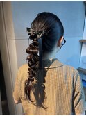 【ローポニーテール】結婚式/浴衣/着付/銀座/ヘアセット/アレン