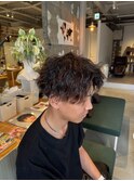 フェザーパーマラフパーマツーブロック