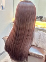 エント エクラート 川越東口店(ento.ECLART) 艶髪縮毛矯正×ピンクカラー×髪質改善