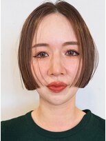 ハウ 心斎橋(how)&nbsp;透明感ブリーチなしダブルカラーミルクティーベージュ秋カラー