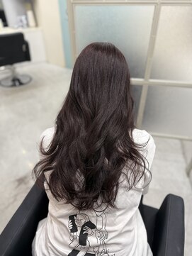 マーシュ 梅田(marshu) Cassis purple/レイヤーカット♪