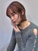 オアシス 表参道(OASIS) 切りっぱなしボブ×似合わせレイヤー×レッドブラウン