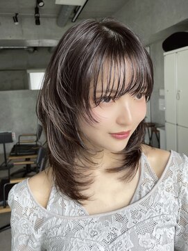 ソラ 表参道(SORA) ザクザクレイヤー×ハッシュカットミディ