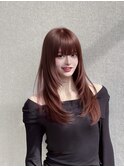 黒髪/クラゲヘアー/オリーブグレー/小顔/ココアベージュ/渋谷