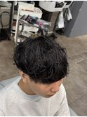 MEN’S HAIR/波巻ツイストスパイラル/フェザーパーマ/本町y