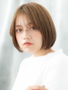 ドクターズサロン LAB 小山店 ツヤ髪マロンベージュ韓国ミストバング小顔ボブs小山20代30代