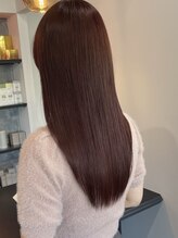 《*柔らかツヤ髪を叶える*》自然な手触りでダメージ補習＊髪質改善ストレート＊[高松]