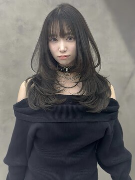 アイヴァン(AIVAN) ザクザクレイヤーミディアムレイヤーダークアッシュii