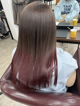 リシャルム 新保店(Re charme) 【大人っぽ】ボルドーグラデーション