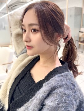 エジョン 三鷹店(Aejon) 三鷹レイヤーカット韓国ダブルカラー顔周り前髪カットボブ