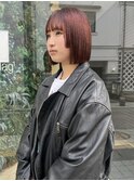 ブリーチなしダブルカラーアプリコットオレンジレッドピンク韓国