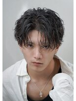 メンズサロン ゴールド 名古屋(GOALD)&nbsp;縦落ちツイスパセンターパート