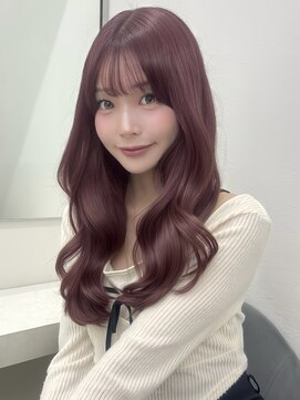 アイトーキョーエス 渋谷(AI TOKYO S) ブリーチなしダブルカラーローズブラウンピンクブラウン髪質改善