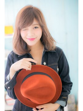 ミック ヘアアンドビューティー 大山店(miq  Hair&Beauty) コロン毛先の♪等身大《リラクシーセミディ》