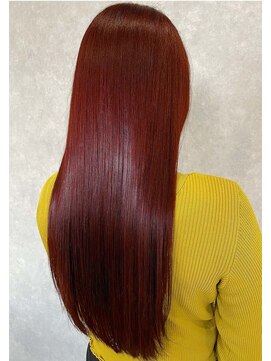 ムード カナザワ(mood kanazawa) ピンク艶髪ロング○