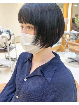 モリオ フロム ロンドン サッポロファクトリー店(morio FROM LONDON) 【morio札幌】札幌ショート　大人かわいい黒髪ショートボブ
