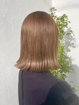 シーラス(cirrus) 【cirrus】ベージュ×ぷつっとカット20代/30代/40代/50代