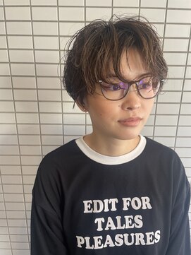 ヘアアンドスペース ベロン(hair&space velon) ショートパーマヘア