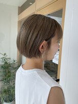 ポルカドット 豊橋店(Polkadot)&nbsp;ミルクティーベージュ×ミニボブ