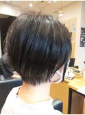 髪質改善トリートメントストレートパーマゆったりショートボブ
