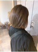 ナチュラルハイライト×ボブスタイル