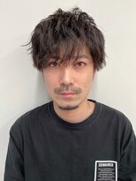 メンズツイストスパイラルパーマスタイル