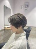 【Lee大阪店】刈り上げショート×/オリーブグレージュ新出