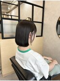 ボブ　丸みボブ　　髪質改善　銀座　東銀座