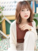 くせ毛風ボブパーマ小顔フレンチカジュアルh3川口20代30代40代