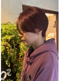 大人骨格修正ショート ウィンターレッド