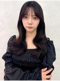 レイヤーロング/ヘルシースタイル/韓国ヘア/ベビーピンク/調布