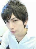 【Anne(諳)】メンズ斜めバングポイントパーマ【grande武蔵浦和】