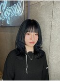 ミディアムウルフブルーブラック