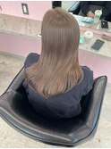 ブリーチ1回ミルクティーブラウン