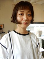 デンヘアデザイン(DEN hair design)&nbsp;リップラインのミニボブ
