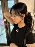 長崎　韓国/レイヤーカット/顔周り