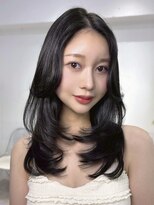 オニキス(ONYX)&nbsp;C129韓国ヘアーザクザクレイヤーカットハッシュカット透明感