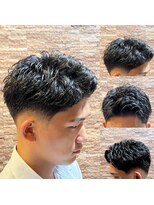 アールドボーテ 理容室(R de Beaute)&nbsp;ローフェード ピンパーマ