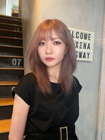 ジーナ(XENA) ふんわり儚げ くすみピンクカラー