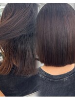 アマトウキョウスマートサロン(AMA TOKYO×Smart Salon) 縮毛矯正 タッセルボブ