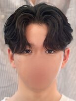 バース バイ ハピネス(BIRTH by happiness)&nbsp;奈良men's毛流れフェザーパーマフェザーショート刈り上げ