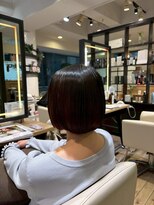 ジュイール(jouir)&nbsp;三鷹白髪ぼかしハイライトショートボブウルフショートカット韓国